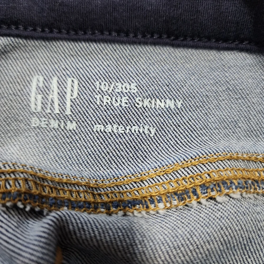 Gap True Skinny Maternity Jeans Sz 10 Short - Picture 7 of 7
